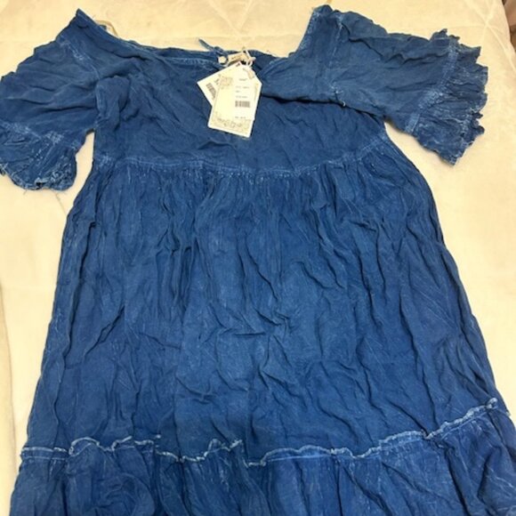 Blue "Denim" Flowy Dress - Picture 1 of 1